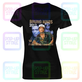 Bruno Mars 24K Burvju koncerttūrē Sieviešu T-krekls Dāmu Krekls Top Unikāls Jaunums Streetwear Sieviešu Tee