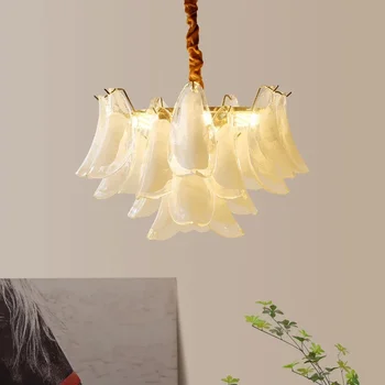 Mūsdienu LED Mākonis Ķirbis Ziedu Griestu Lustras Magnolijas Pandant Gaismu Atmosfēra, Augstas klases Dzīvojamā Ēdamistaba Karājas Lampas