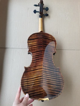 Visu Roku Tumši brūna indijas Vijoli 4/4 Pieaugušo studentu Stradivarius 1715 Profesionālās violino Mūzikas Instrumenti ar lietu loku