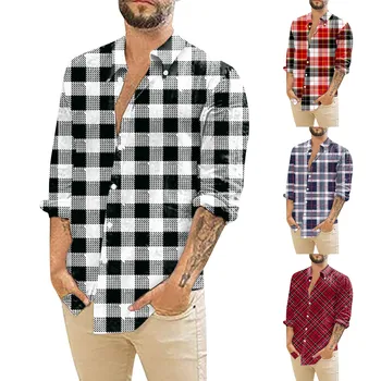 Vīriešu Apģērbu Hale Turndown Apkakles Ikdienas Krekli Krekls Turētājs Vīriešiem Stereoskopiskās Garām Piedurknēm Krekls Paliek Vīriešu T Krekls Vīriešiem