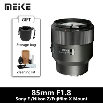 Meike 85mm F1.8 autofokusu Vidēja Telefoto STM Pilna Kadra Portretu Objektīvs Nikon Z Fujifilm X Sony E Canon Mount Kameras